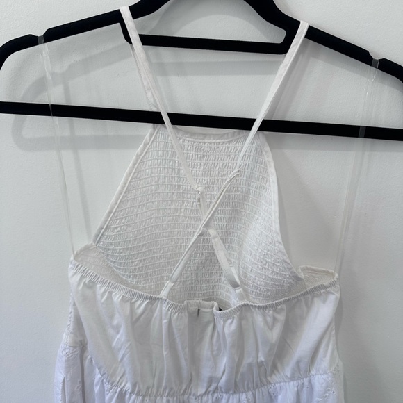 Speechless White Ruched Halter Maxi Sleveless Dress with Adjustable Straps - XL - Picture 6 of 14